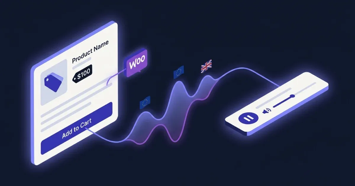 Text to Speech for WooCommerce Products: A Practical Guide